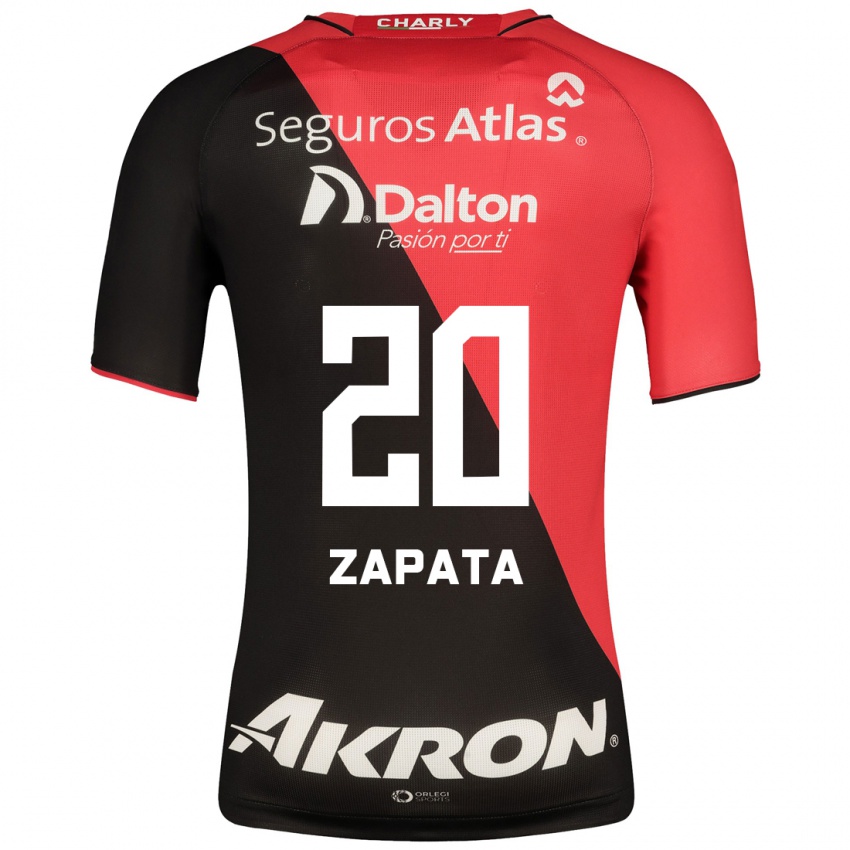 Niño Camiseta Juan Zapata #20 Negro 1ª Equipación 2023/24 La Camisa Chile