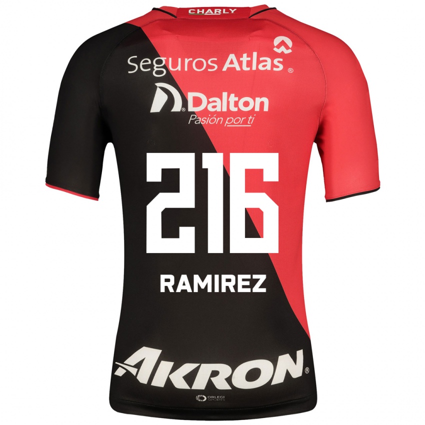 Niño Camiseta Paulo Ramírez #216 Negro 1ª Equipación 2023/24 La Camisa Chile