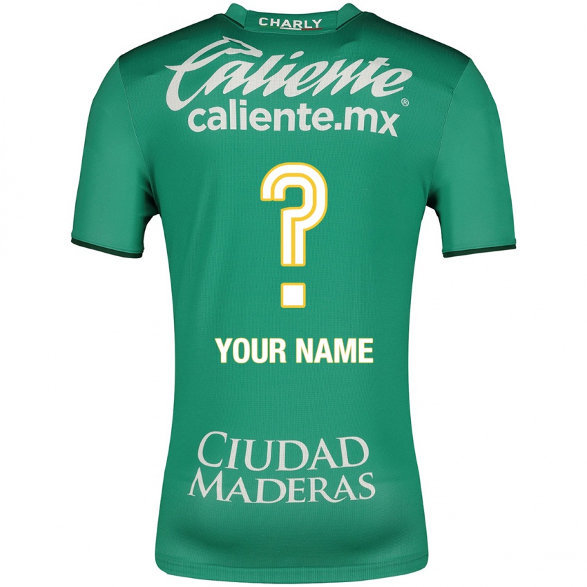 Niño Camiseta Su Nombre #0 Verde 1ª Equipación 2023/24 La Camisa Chile