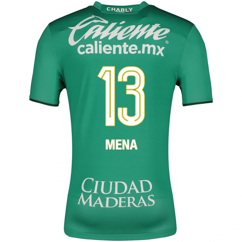 Niño Camiseta Ángel Mena #13 Verde 1ª Equipación 2023/24 La Camisa Chile