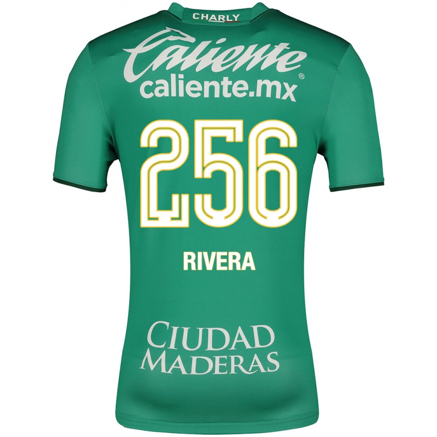 Niño Camiseta Fernando Rivera #256 Verde 1ª Equipación 2023/24 La Camisa Chile