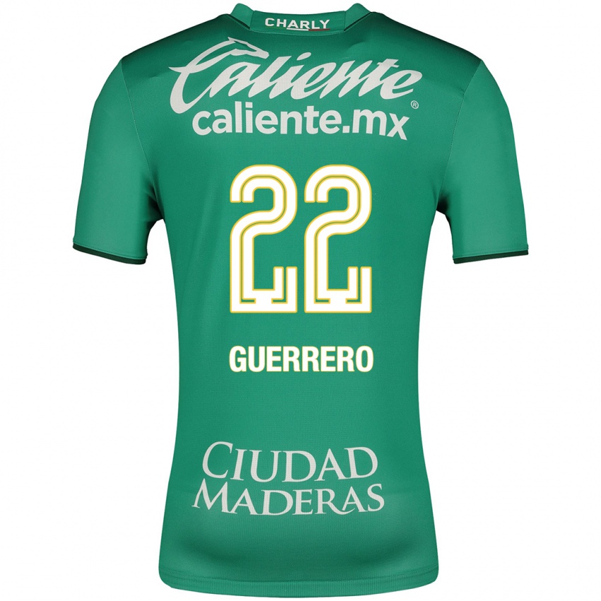 Niño Camiseta África Guerrero #22 Verde 1ª Equipación 2023/24 La Camisa Chile