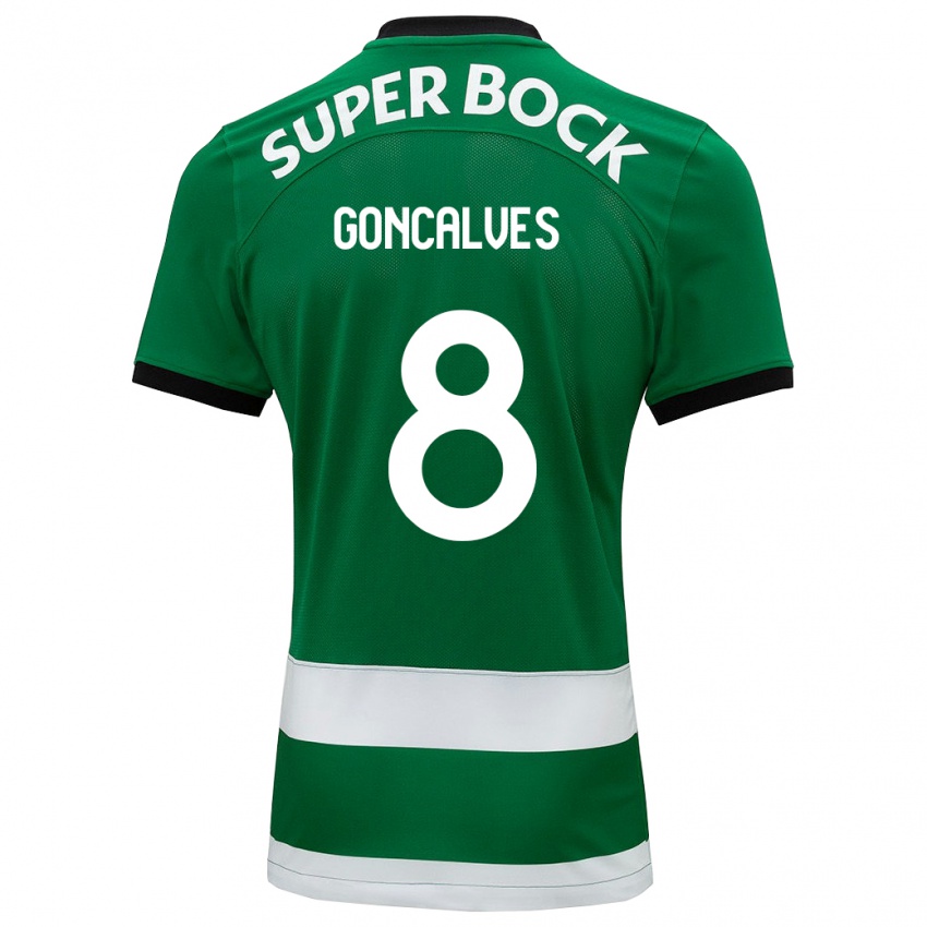 Niño Camiseta Pedro Gonçalves #8 Verde 1ª Equipación 2023/24 La Camisa Chile