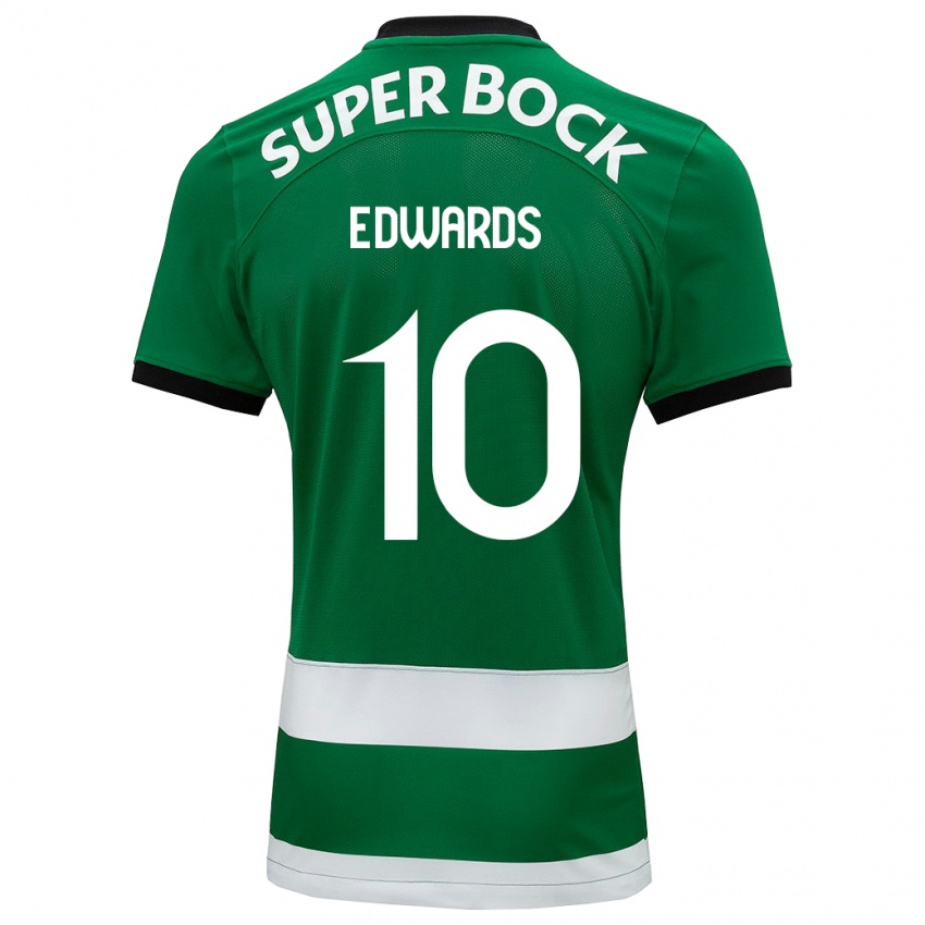 Niño Camiseta Marcus Edwards #10 Verde 1ª Equipación 2023/24 La Camisa Chile