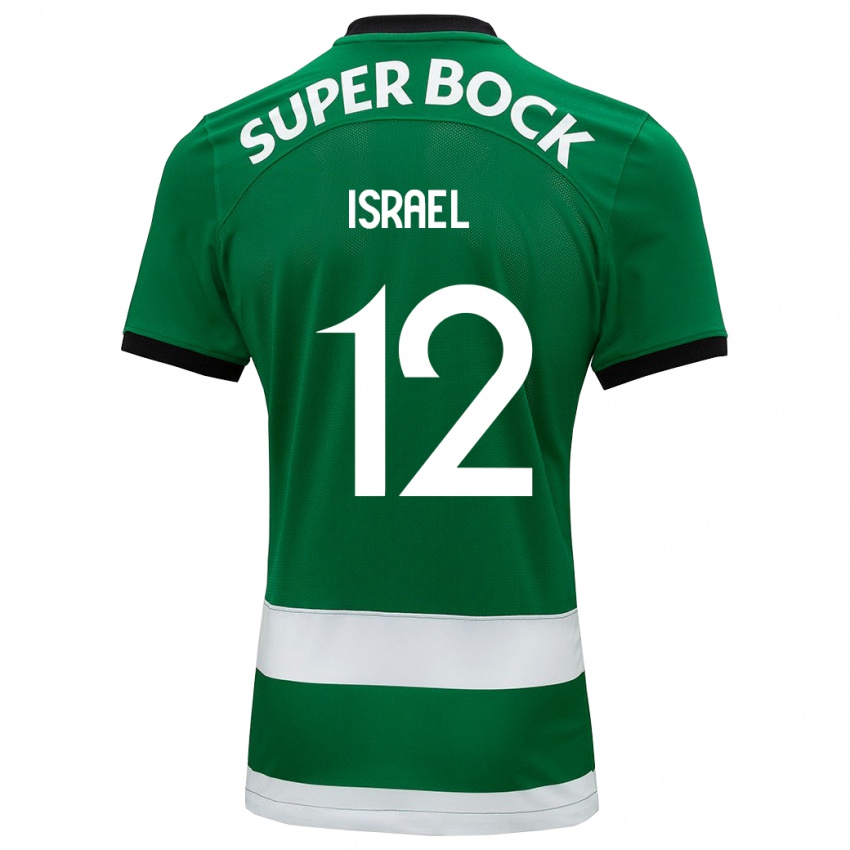 Niño Camiseta Franco Israel #12 Verde 1ª Equipación 2023/24 La Camisa Chile