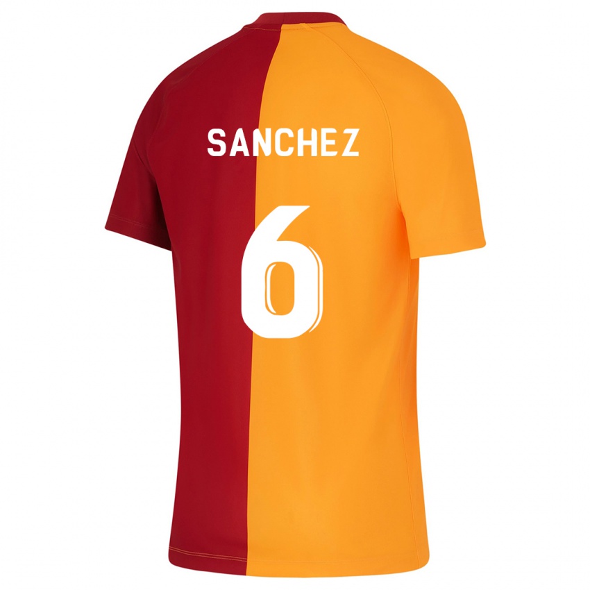 Niño Camiseta Davinson Sánchez #6 Naranja 1ª Equipación 2023/24 La Camisa Chile