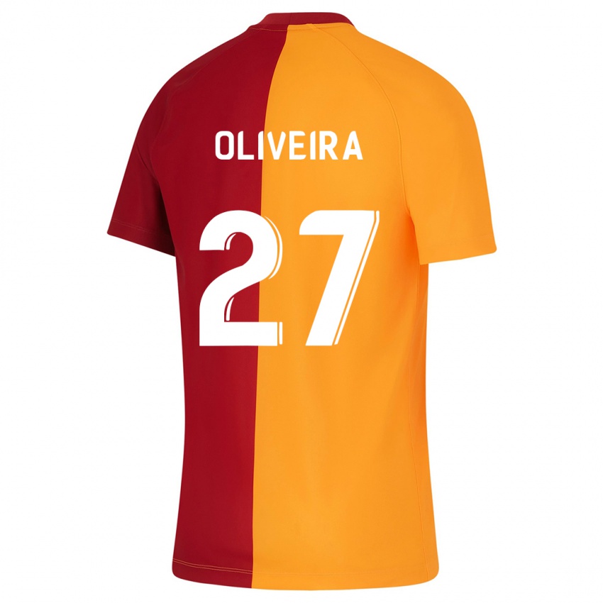 Niño Camiseta Sergio Oliveira #27 Naranja 1ª Equipación 2023/24 La Camisa Chile