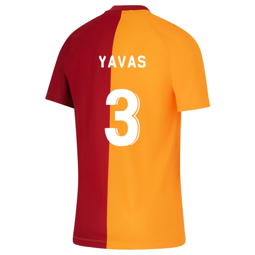 Niño Camiseta Arda Yavas #3 Naranja 1ª Equipación 2023/24 La Camisa Chile