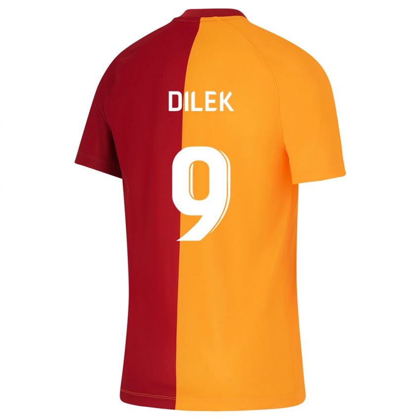 Niño Camiseta Yalin Dilek #9 Naranja 1ª Equipación 2023/24 La Camisa Chile