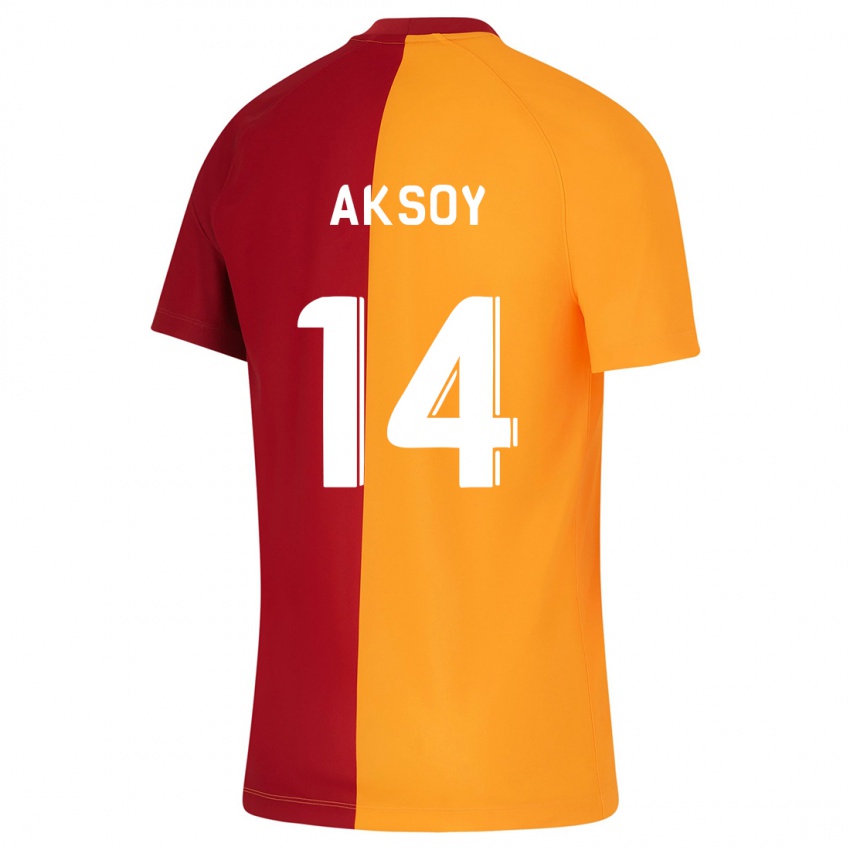 Niño Camiseta Berkan Aksoy #14 Naranja 1ª Equipación 2023/24 La Camisa Chile