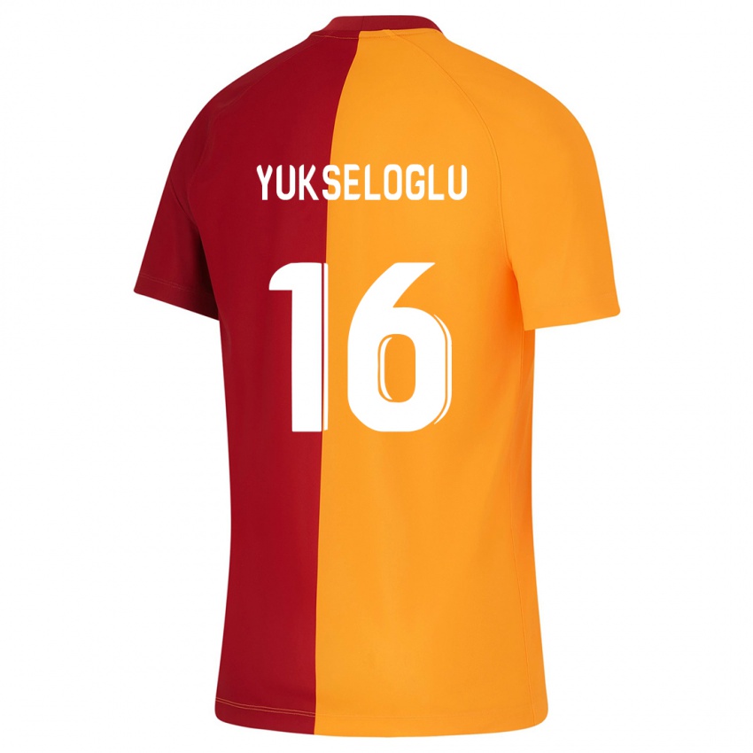 Niño Camiseta Ayaz Yükseloğlu #16 Naranja 1ª Equipación 2023/24 La Camisa Chile