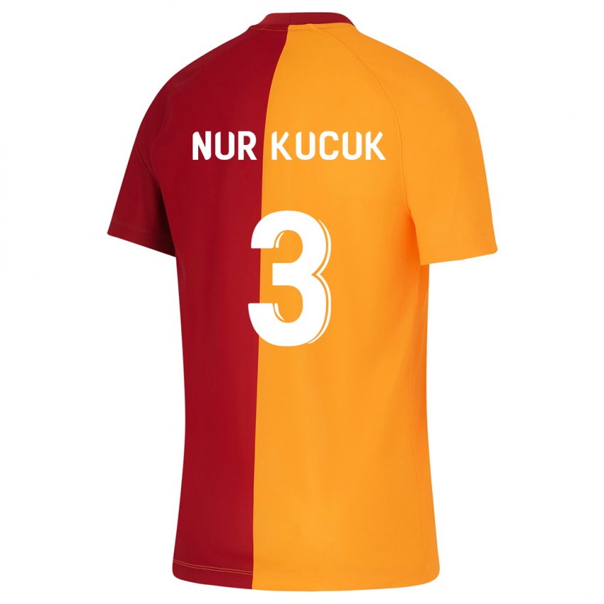 Niño Camiseta Rabia Nur Küçük #3 Naranja 1ª Equipación 2023/24 La Camisa Chile