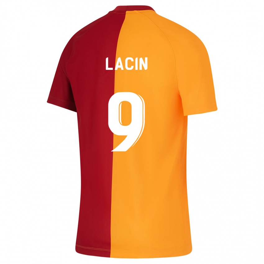 Niño Camiseta Elanur Laçin #9 Naranja 1ª Equipación 2023/24 La Camisa Chile