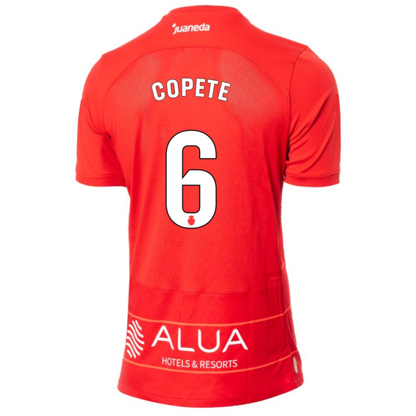 Niño Camiseta José Copete #6 Rojo 1ª Equipación 2023/24 La Camisa Chile