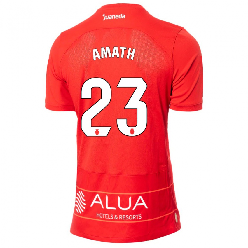 Niño Camiseta Amath Ndiaye #23 Rojo 1ª Equipación 2023/24 La Camisa Chile