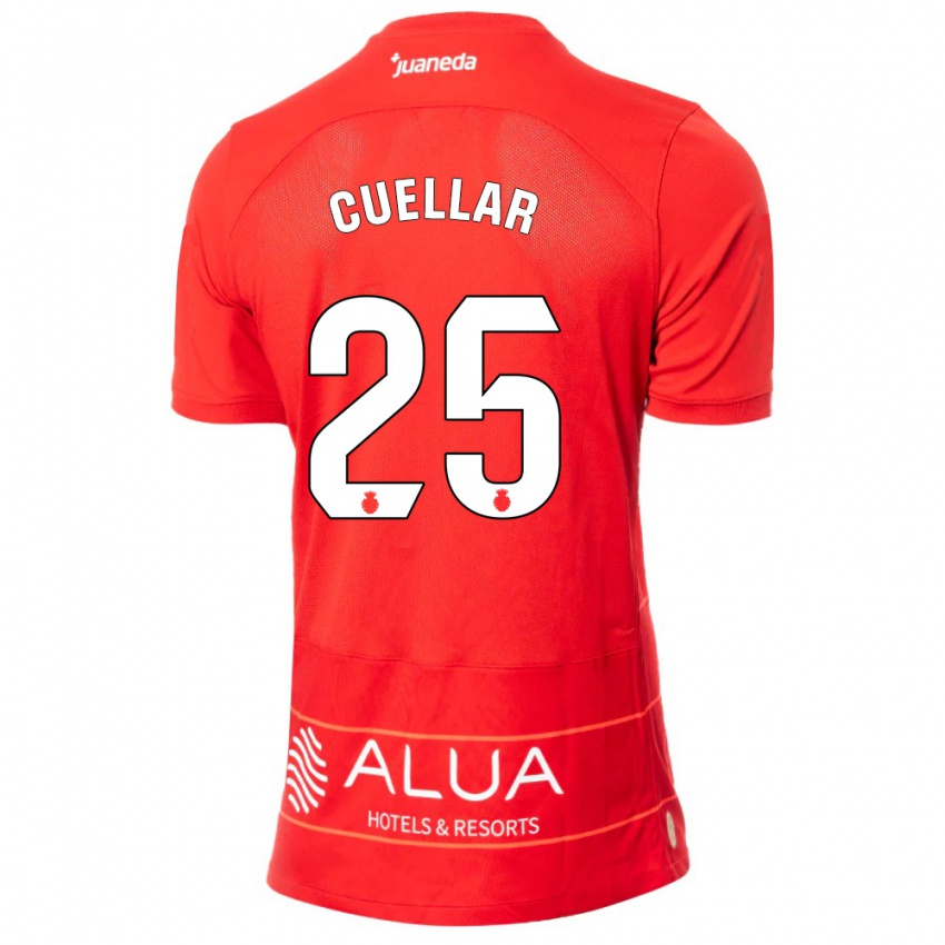 Niño Camiseta Iván Cuéllar #25 Rojo 1ª Equipación 2023/24 La Camisa Chile