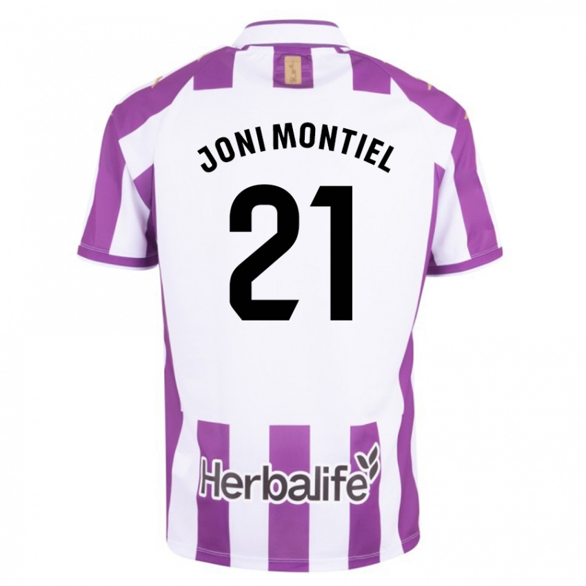 Niño Camiseta Joni Montiel #21 Morado 1ª Equipación 2023/24 La Camisa Chile