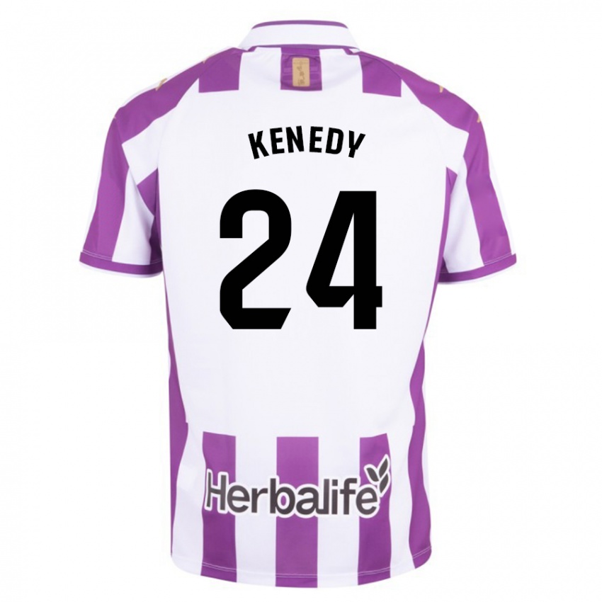 Niño Camiseta Kenedy #24 Morado 1ª Equipación 2023/24 La Camisa Chile