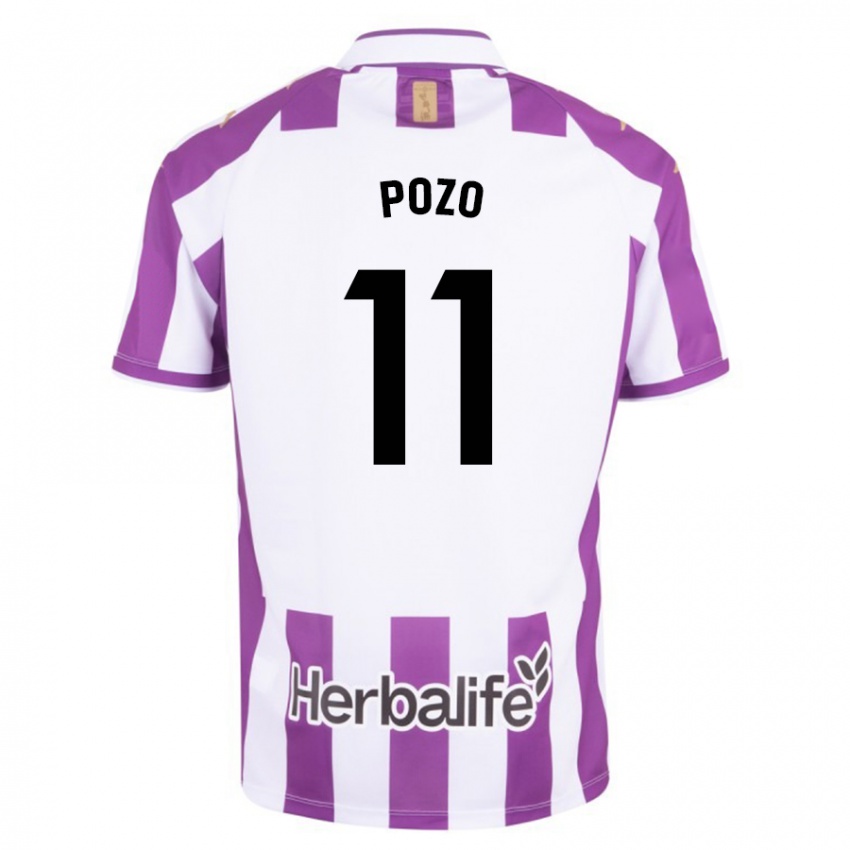 Niño Camiseta Manuel Pozo #11 Morado 1ª Equipación 2023/24 La Camisa Chile