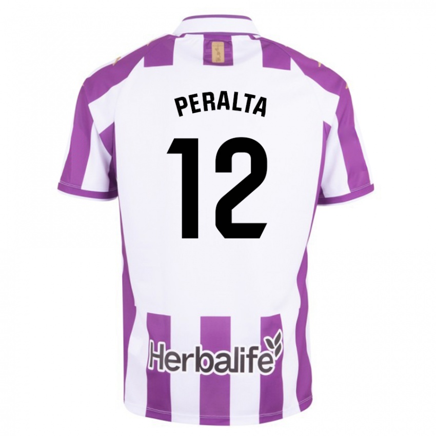 Niño Camiseta Fernando Peralta #12 Morado 1ª Equipación 2023/24 La Camisa Chile