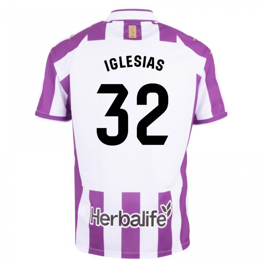 Niño Camiseta Koke Iglesias #32 Morado 1ª Equipación 2023/24 La Camisa Chile