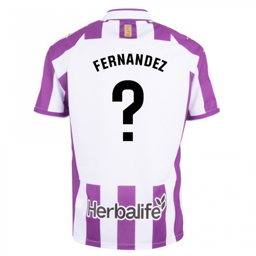 Niño Camiseta Samu Fernández #0 Morado 1ª Equipación 2023/24 La Camisa Chile