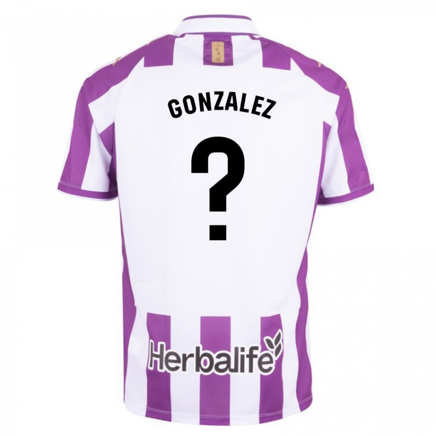 Niño Camiseta Santi González #0 Morado 1ª Equipación 2023/24 La Camisa Chile