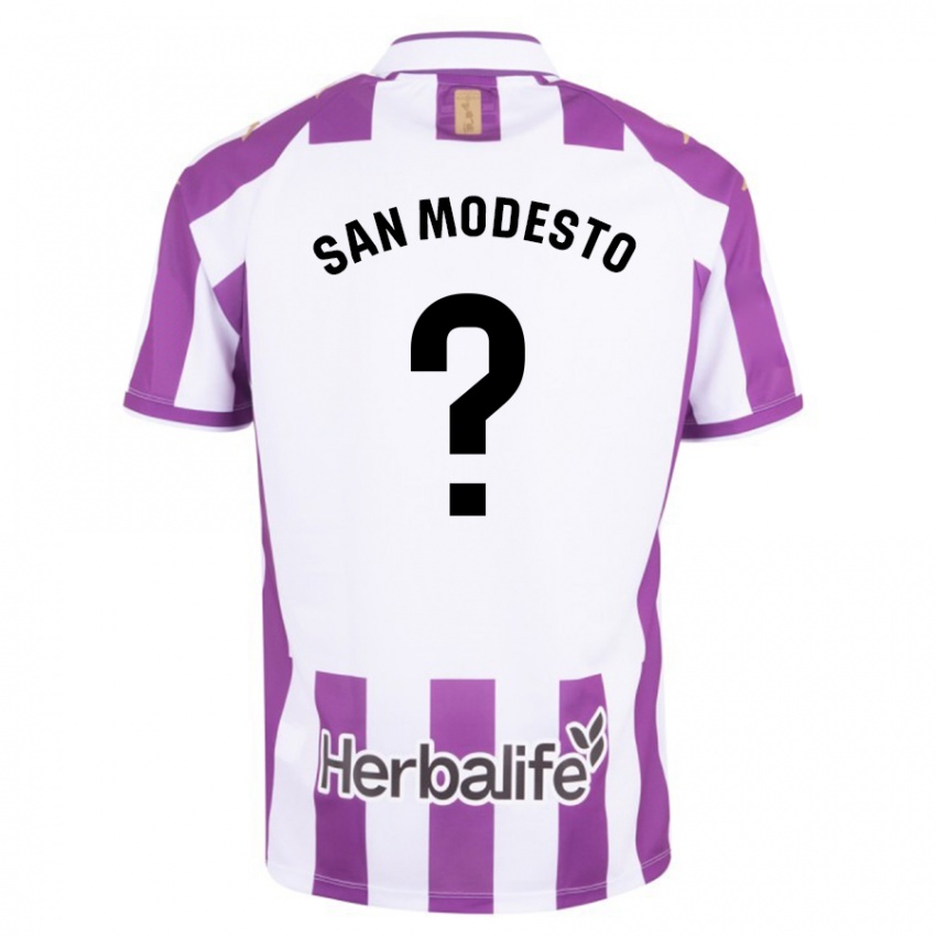 Niño Camiseta Hugo San Modesto #0 Morado 1ª Equipación 2023/24 La Camisa Chile