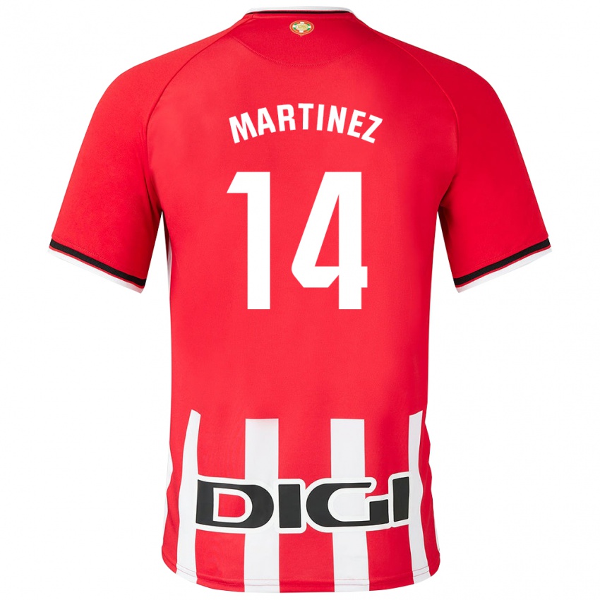 Niño Camiseta Pablo Martínez #14 Rojo 1ª Equipación 2023/24 La Camisa Chile