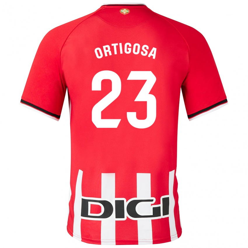 Niño Camiseta Aritz Ortigosa #23 Rojo 1ª Equipación 2023/24 La Camisa Chile