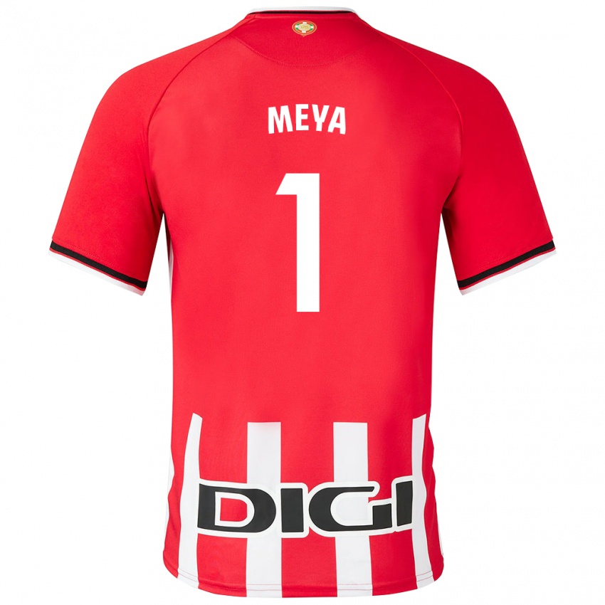 Niño Camiseta Aina Meya Bellot #1 Rojo 1ª Equipación 2023/24 La Camisa Chile