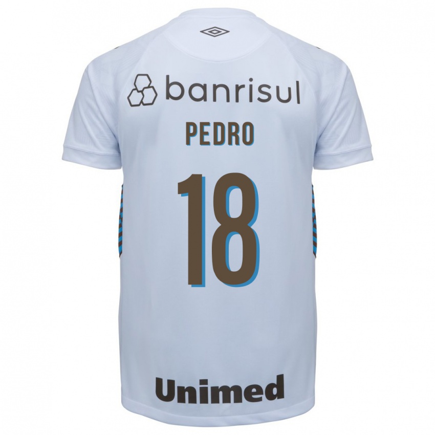 Niño Camiseta João Pedro #18 Blanco 2ª Equipación 2023/24 La Camisa Chile