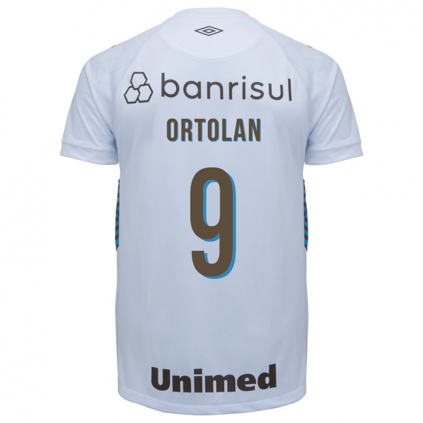Niño Camiseta Dani Ortolan #9 Blanco 2ª Equipación 2023/24 La Camisa Chile