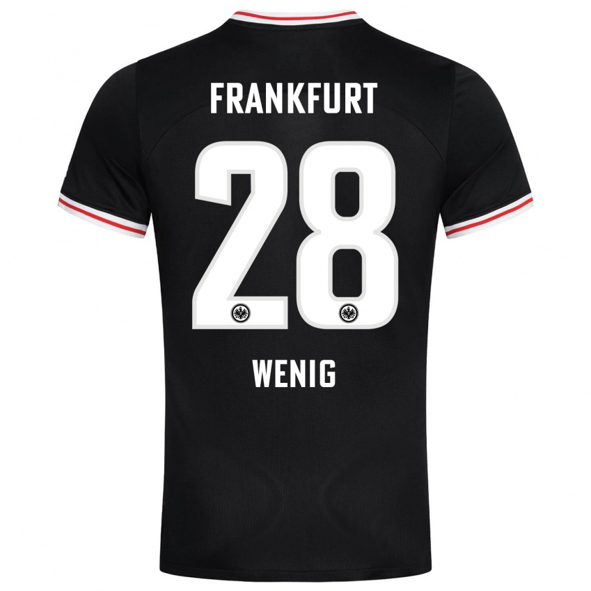 Niño Camiseta Marcel Wenig #28 Negro 2ª Equipación 2023/24 La Camisa Chile