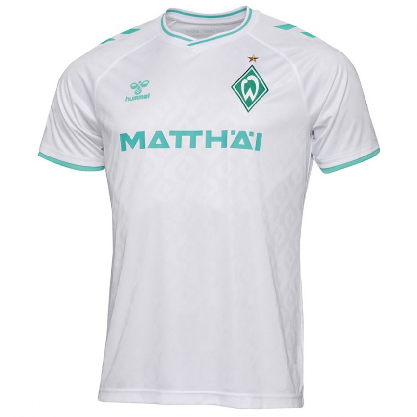 Niño Camiseta Mika Eickhoff #25 Blanco 2ª Equipación 2023/24 La Camisa Chile