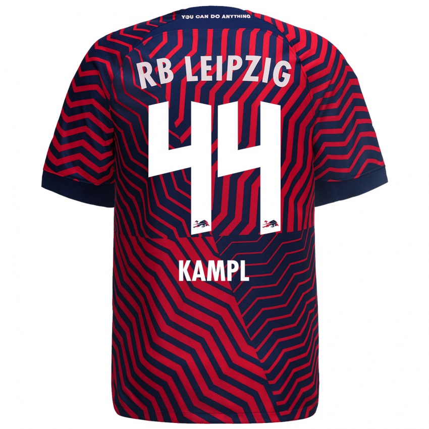 Niño Camiseta Kevin Kampl #44 Azul Rojo 2ª Equipación 2023/24 La Camisa Chile