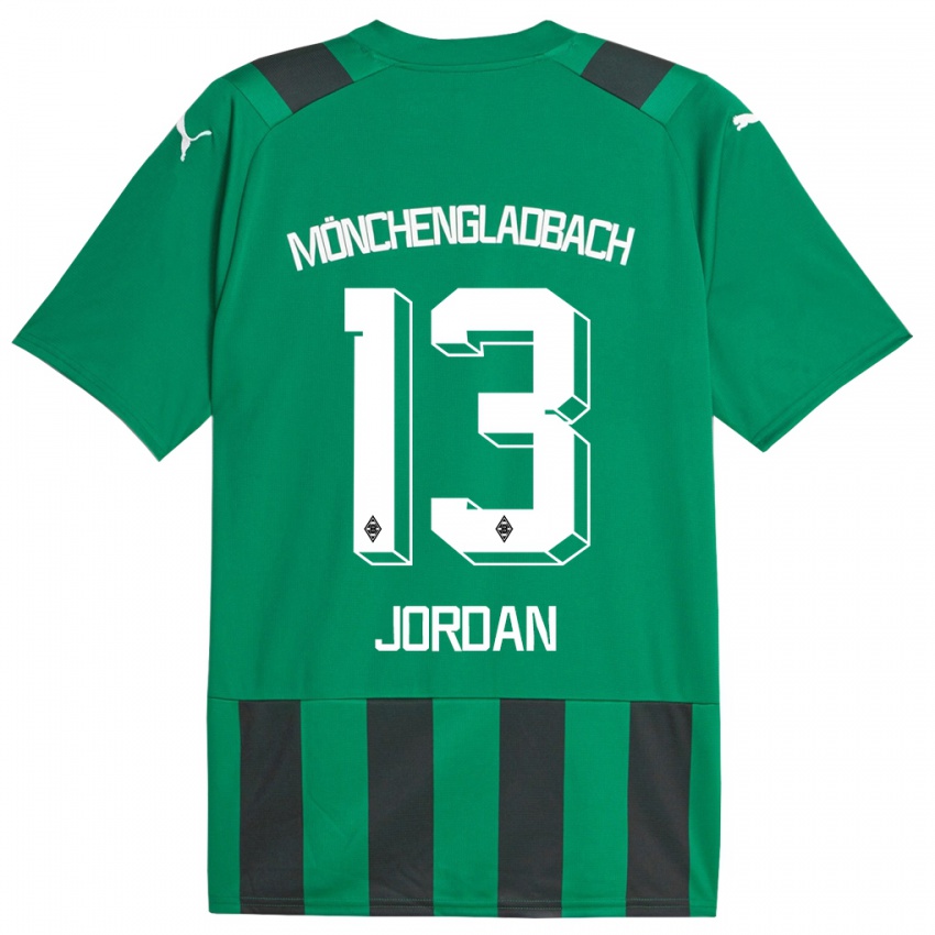 Niño Camiseta Jordan #13 Verde Negro 2ª Equipación 2023/24 La Camisa Chile