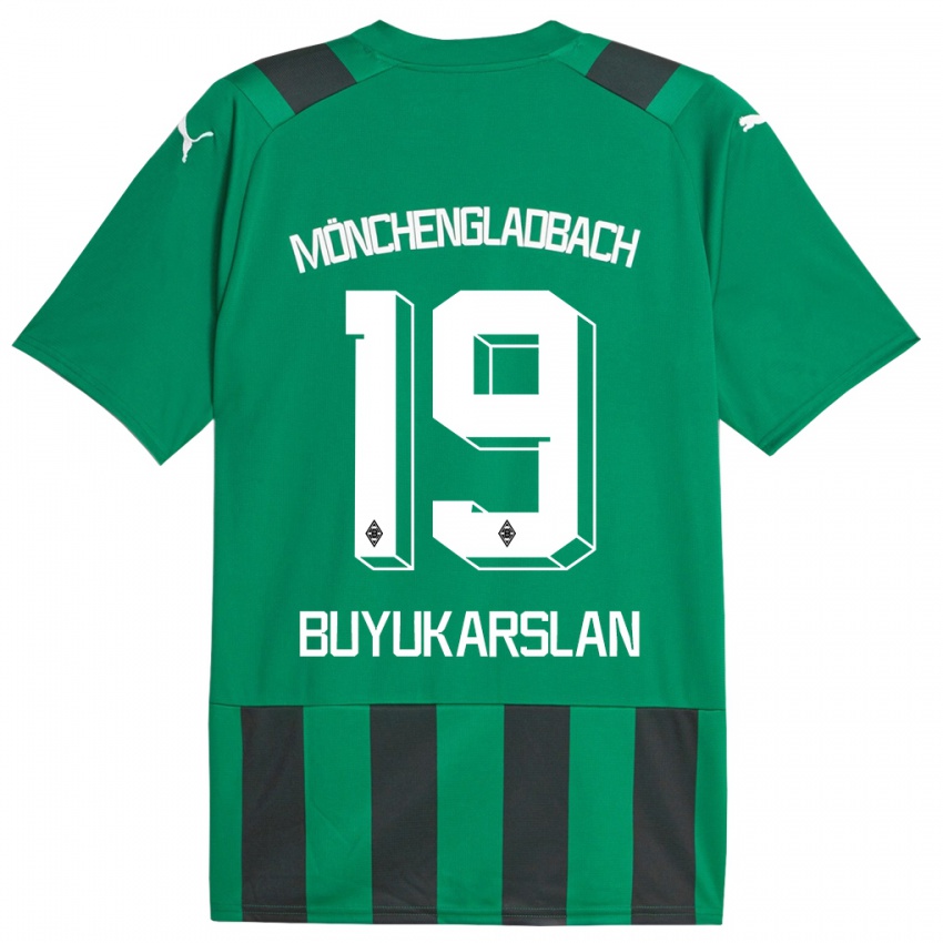 Niño Camiseta Oguzcan Büyükarslan #19 Verde Negro 2ª Equipación 2023/24 La Camisa Chile