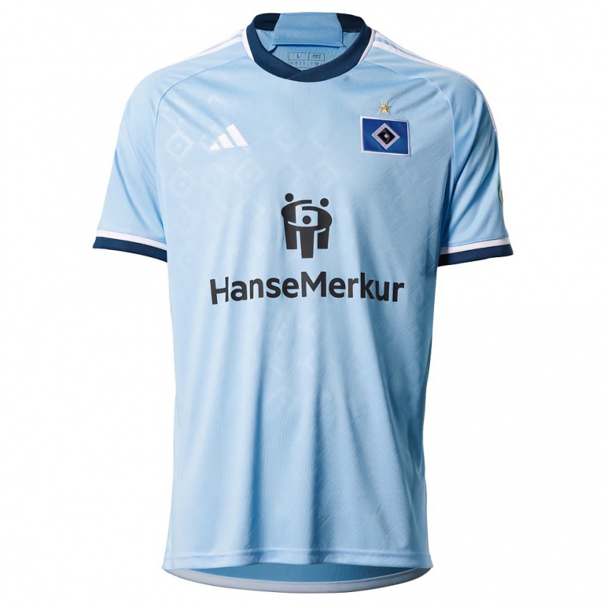 Niño Camiseta Tjark Hildebrandt #20 Azul 2ª Equipación 2023/24 La Camisa Chile