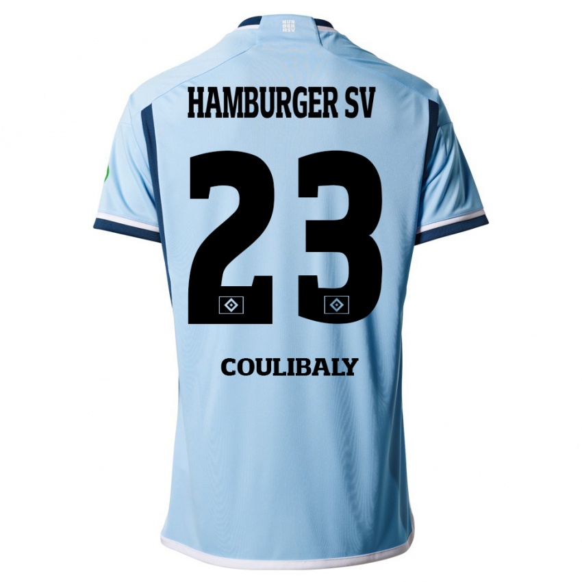 Niño Camiseta Karim Coulibaly #23 Azul 2ª Equipación 2023/24 La Camisa Chile