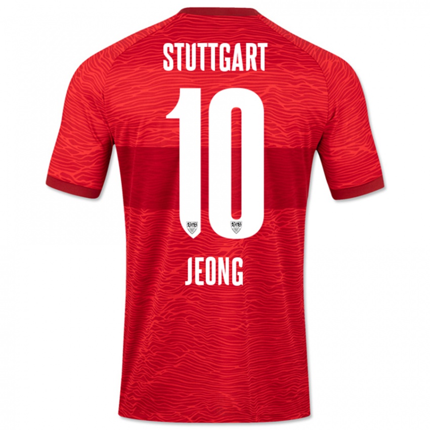Niño Camiseta Woo-Yeong Jeong #10 Rojo 2ª Equipación 2023/24 La Camisa Chile