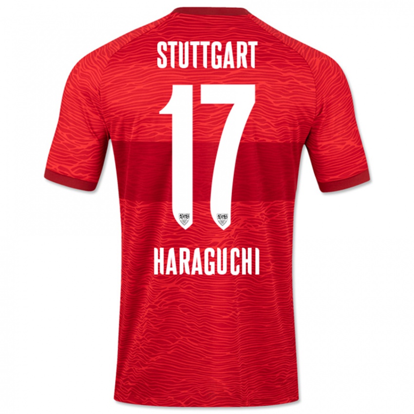 Niño Camiseta Genki Haraguchi #17 Rojo 2ª Equipación 2023/24 La Camisa Chile