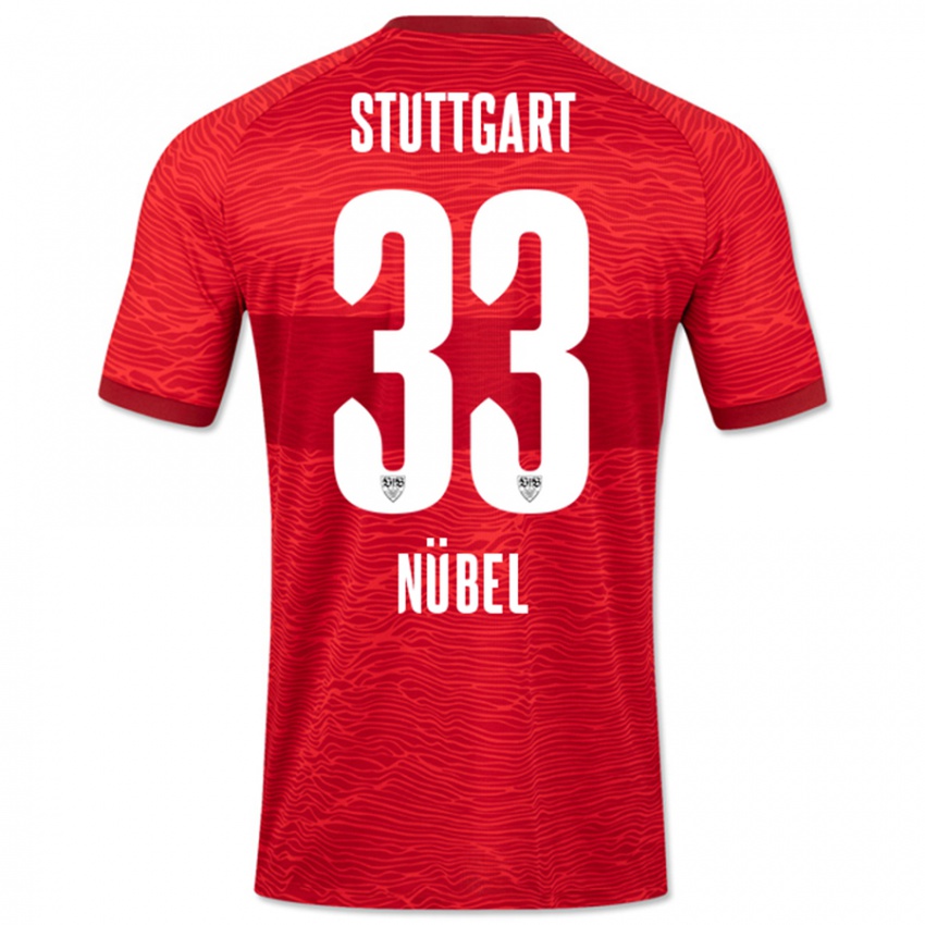 Niño Camiseta Alexander Nübel #33 Rojo 2ª Equipación 2023/24 La Camisa Chile