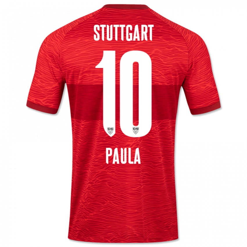 Niño Camiseta Raul Paula #10 Rojo 2ª Equipación 2023/24 La Camisa Chile