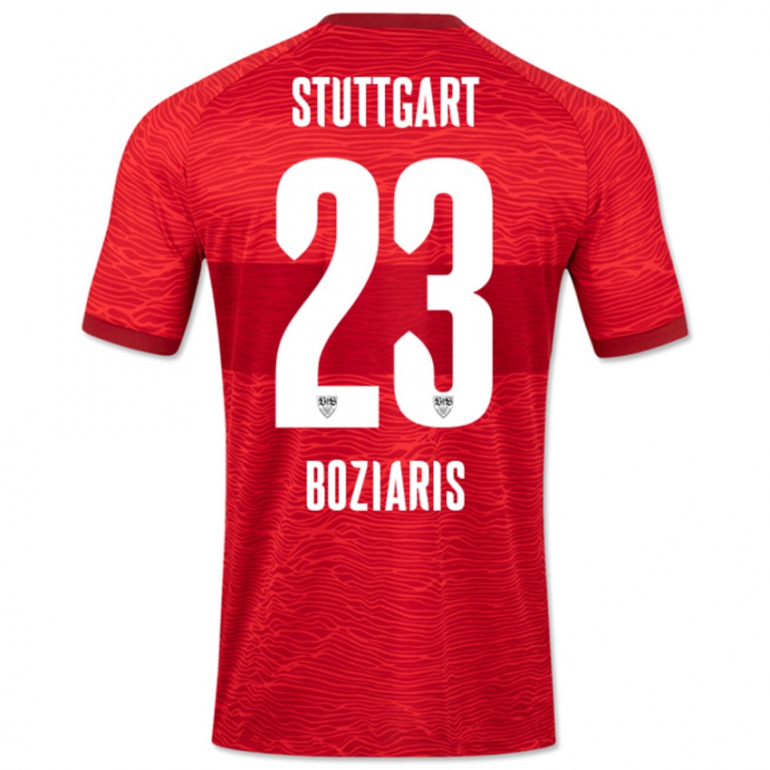 Niño Camiseta Giannis Boziaris #23 Rojo 2ª Equipación 2023/24 La Camisa Chile