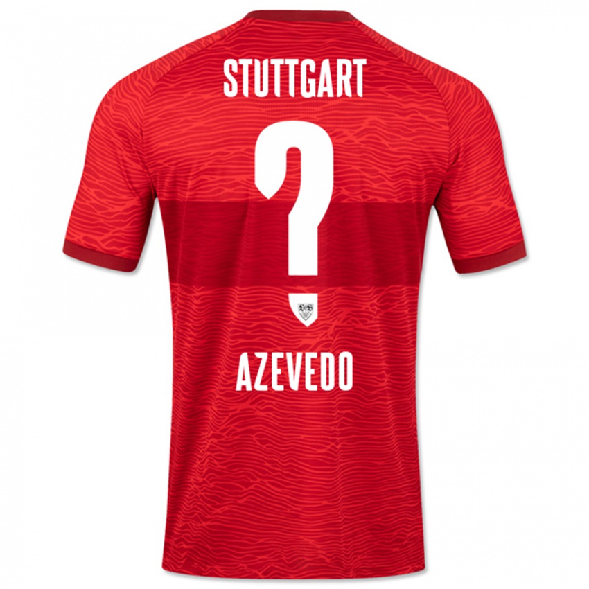 Niño Camiseta Alexandre Azevedo #0 Rojo 2ª Equipación 2023/24 La Camisa Chile