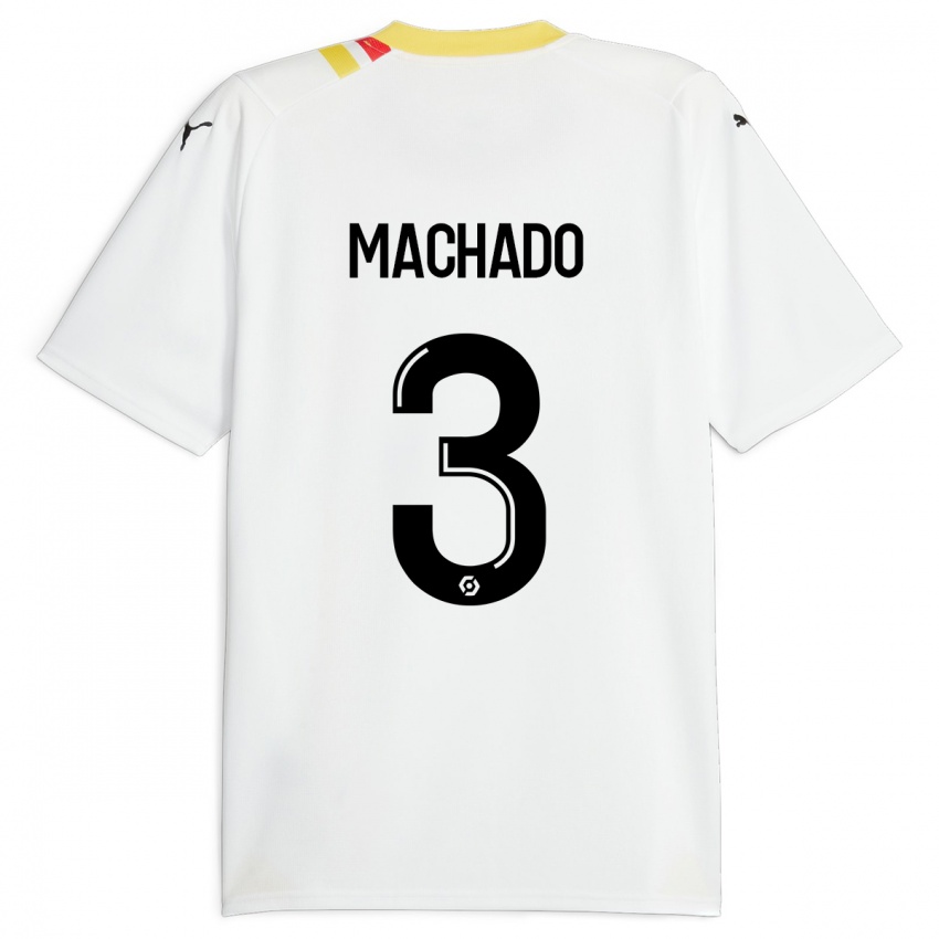 Niño Camiseta Deiver Machado #3 Negro 2ª Equipación 2023/24 La Camisa Chile