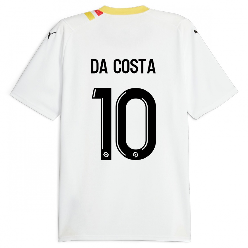 Niño Camiseta David Pereira Da Costa #10 Negro 2ª Equipación 2023/24 La Camisa Chile