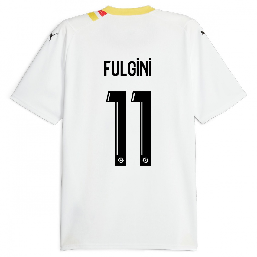 Niño Camiseta Angelo Fulgini #11 Negro 2ª Equipación 2023/24 La Camisa Chile