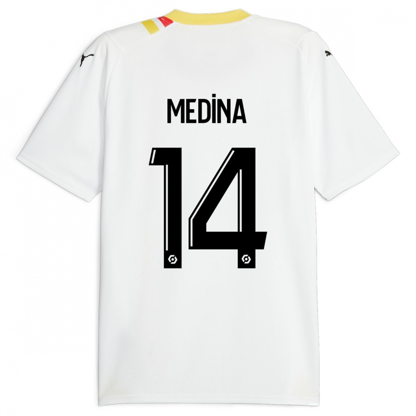 Niño Camiseta Facundo Medina #14 Negro 2ª Equipación 2023/24 La Camisa Chile